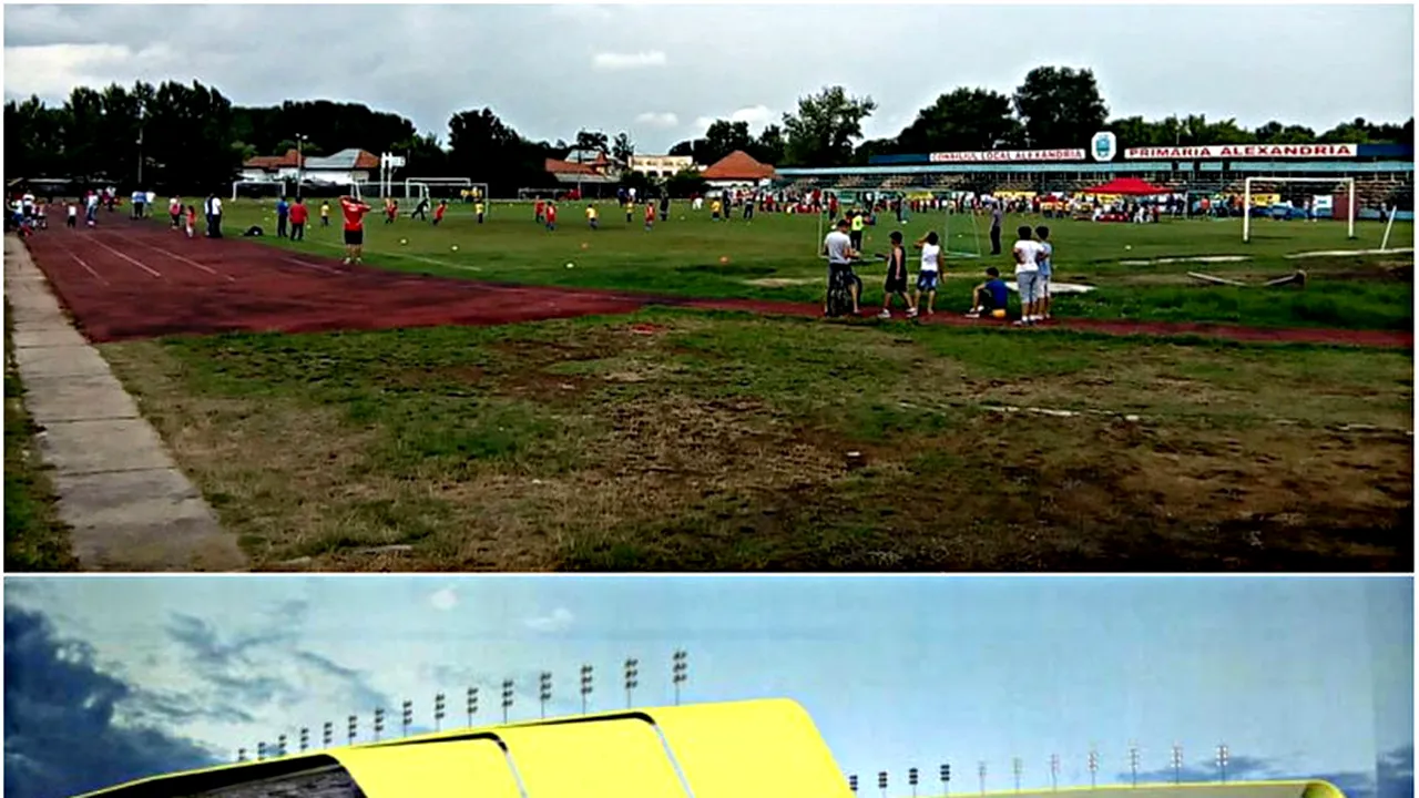 PROSPORT: A opta minune a lumii. Statul face în Teleorman stadion cu facilităţi de Liga 1, dar cu cel mai mare preţ/loc din România, după Arena Naţională. Explicaţia Guvernului