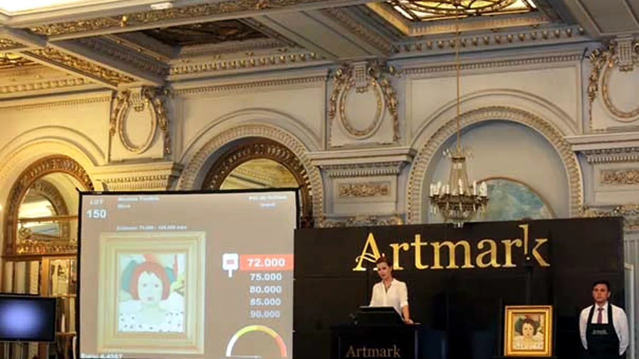Vânzări totale de aproximativ 250.000 de euro, la prima licitaţie din acest an a casei Artmark