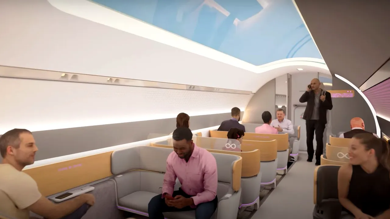 Virgin Hyperloop a prezentat capsulele de transport care vor circula cu 1.200 km/h