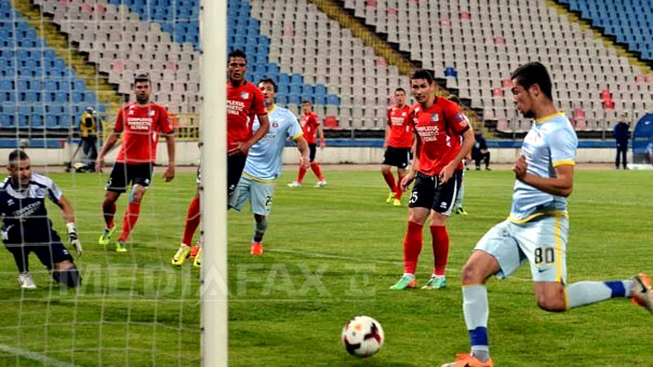 Steaua Bucureşti - Pandurii Târgu Jiu, scor 2-2, în Liga I