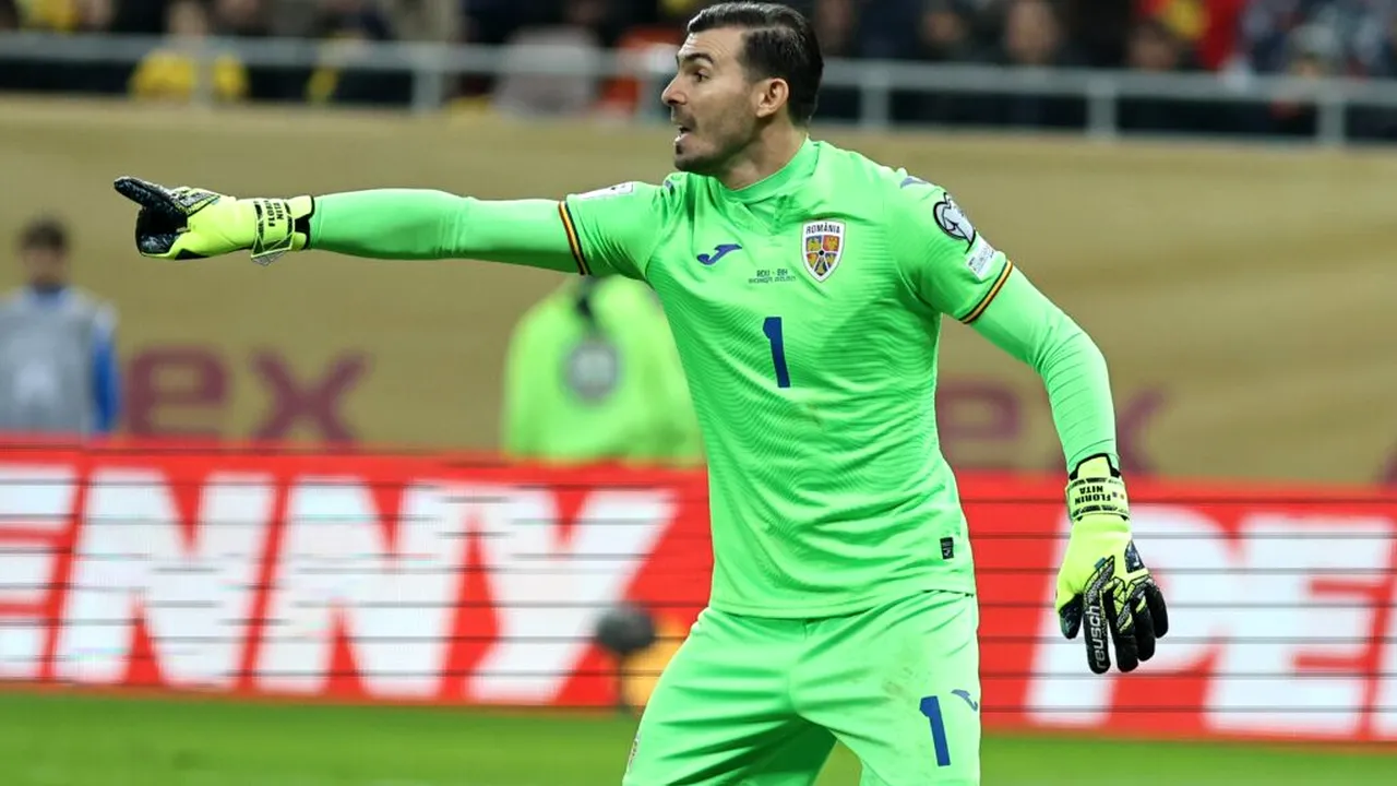 Florin Niță se retrage. Portarul României de la EURO 2024 își încheie cariera de jucător