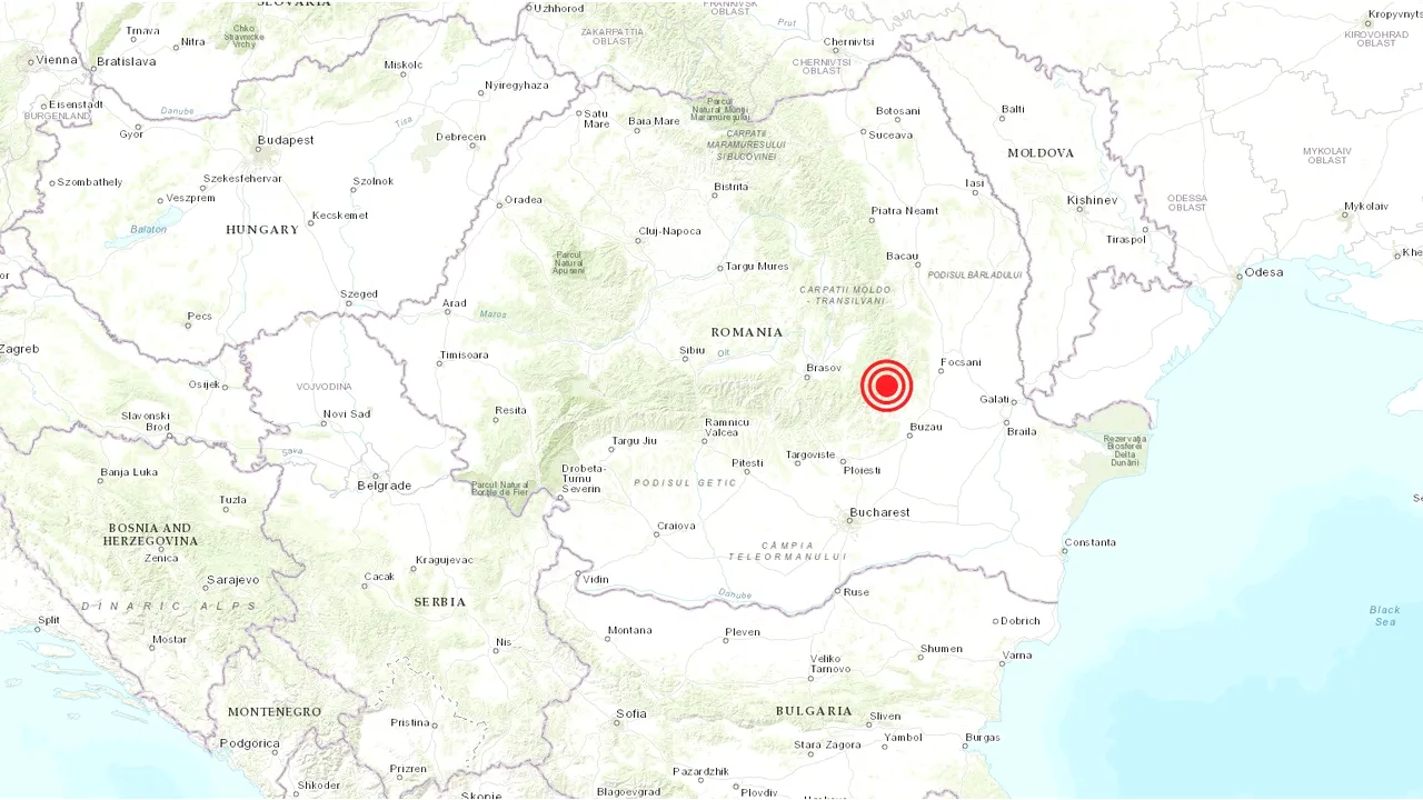 Un cutremur semnificativ s-a petrecut azi-noapte în România. Ce magnitudine a înregistrat seismul
