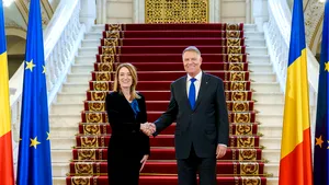 Iohannis, întâlnire cu Roberta Metsola: Am evidenţiat importanţa menţinerii vocii noastre proeuropene puternice în Parlamentul European