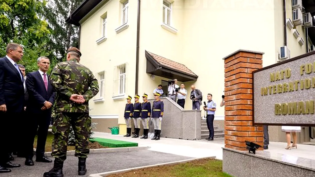 Iohannis, la Unitatea NATO: Este prima prezenţă concretă a Alianţei pe teritoriul României - VIDEO