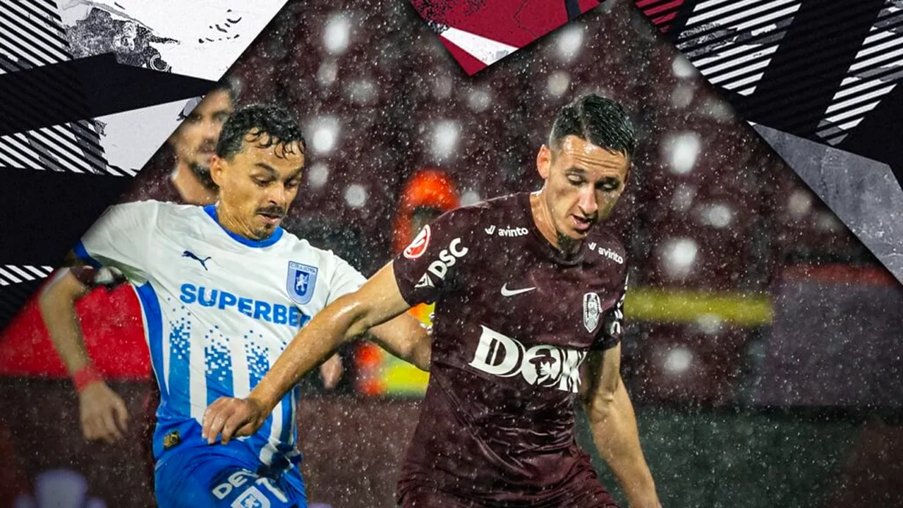 Superliga: Universitatea Craiova învinge pe CFR Cluj cu 3-2, în ciuda revenirii a gazdelor