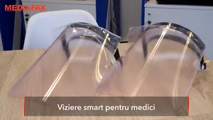 SmartLab Măgurele produce viziere smart pentru medici 