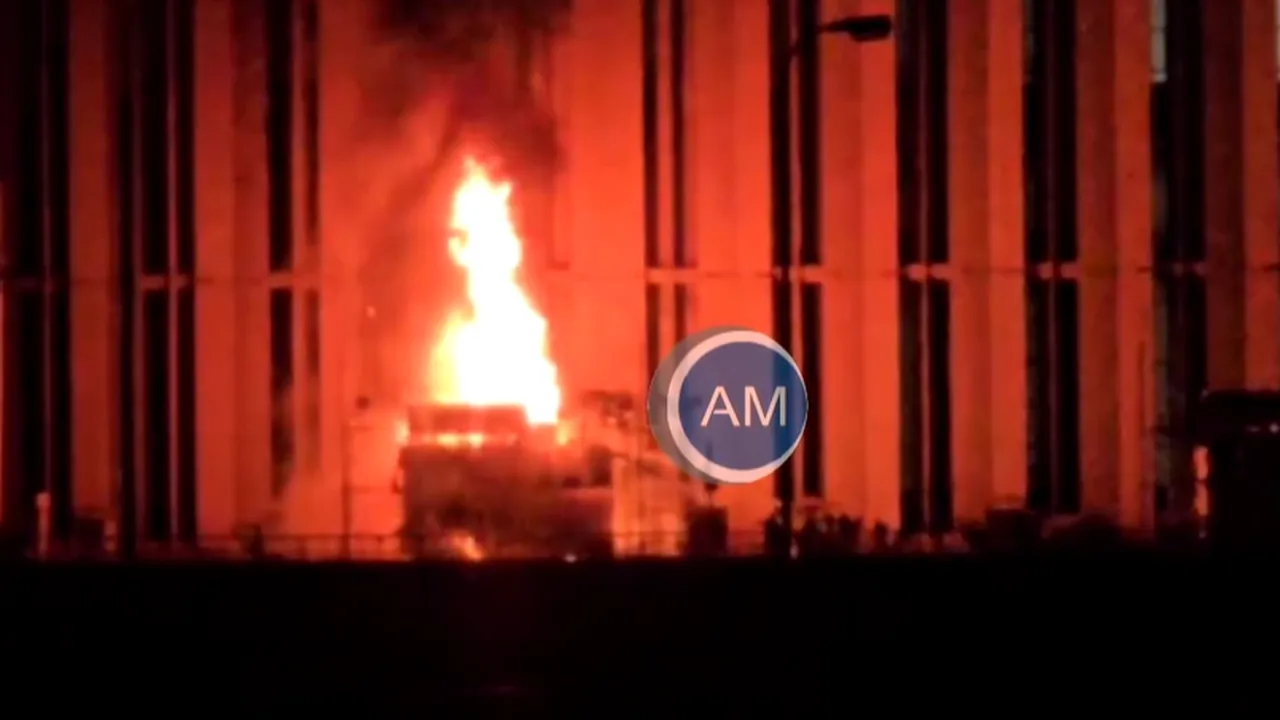 Incendiu la un transformator de la Hidrocentrala Porţile de Fier 1