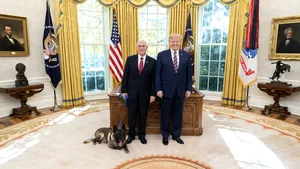 Trump l-a prezentat la Casa Albă pe Conan, câinele care a ajutat la prinderea lui Abu Bakr al-Baghdadi. FOTO şi VIDEO