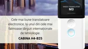 Vorbeşte peste 70 de limbi, la unul din cele mai mari târguri internaţionale de tehnologie