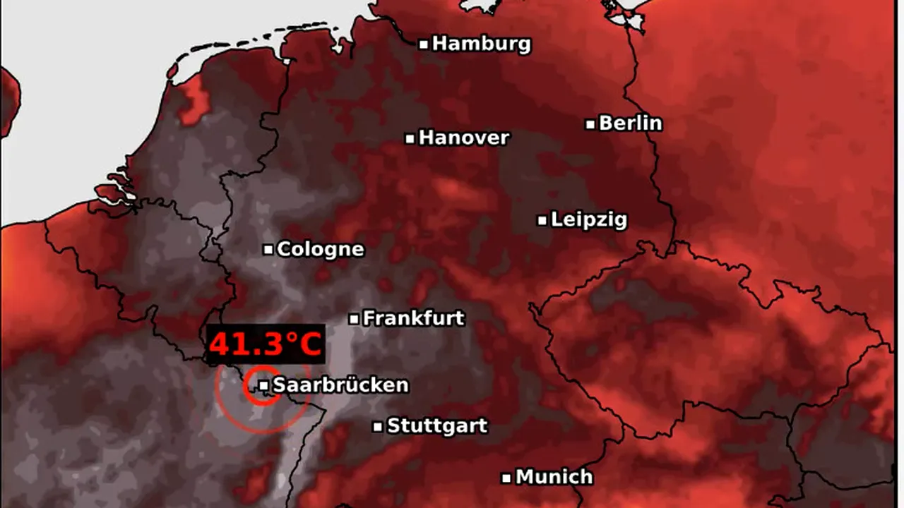 Germania înregistrează cea mai caldă noapte din istorie, pe fondul unui val de caniculă extremă / Sunt așteptate temperaturi de până la 42 de grade și furtuni violente