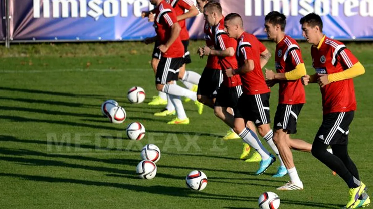 FRF: 20 de fotbalişti fără contract se pregătesc la Mogoşoaia