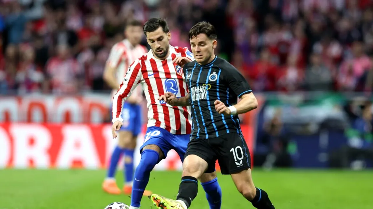 Atlético învinge categoric Brugge, la Madrid, și se califică în optimi în Liga Campionilor