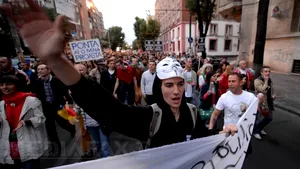 PROTESTE faţă de proiectul de la Roşia Montană: Peste 5.000 de persoane au manifestat la Cluj