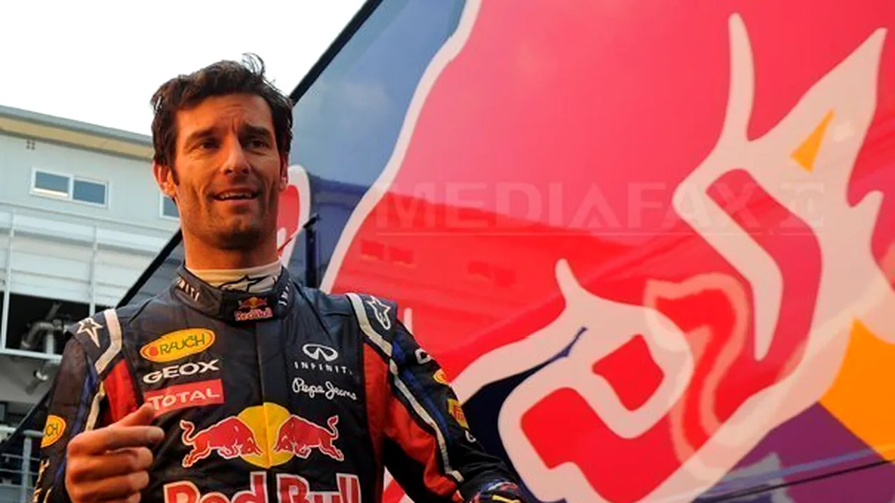 Mark Webber şi-a prelungit până în 2012 contractul cu Red Bull