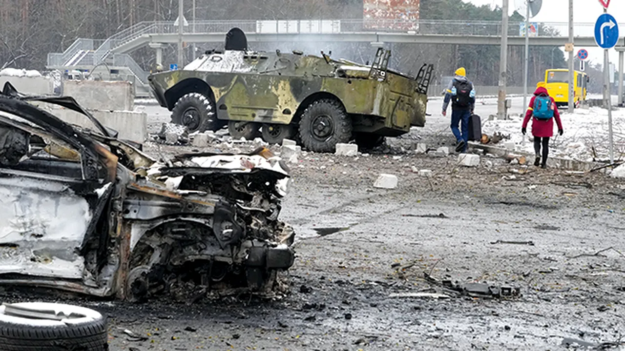 Bilanţul bombardamentelor ruse din Liov a ajuns la cinci morţi şi zeci de răniţi