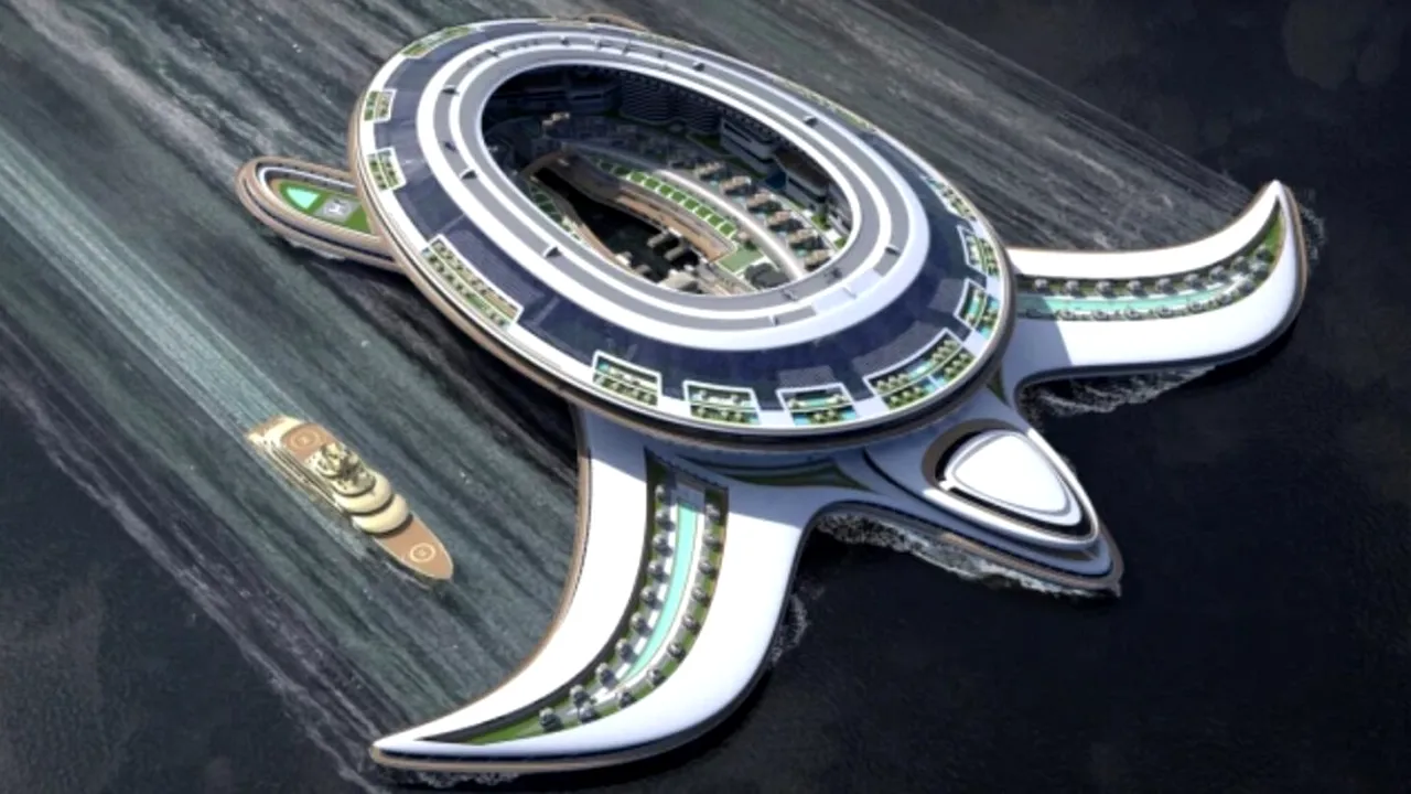 Tera-turtle, cea mai mare structură plutitoare construită vreodată. Când va fi gata