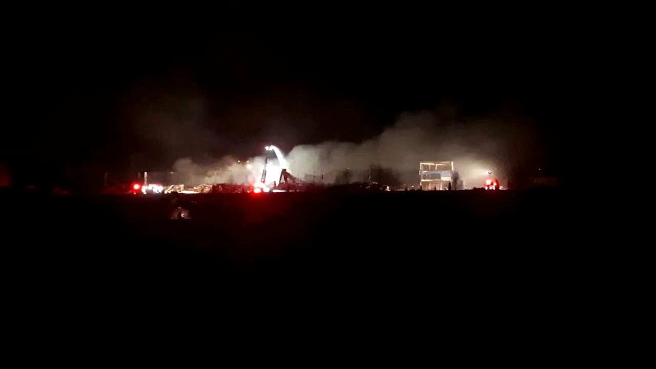 INCENDIUL de la fabrica de condimente din Alba Iulia, nestins după 36 de ore | FOTO