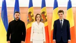 „Când ești vecin cu Rusia, trebuie să cooperezi”. Zelenski, Maia Sandu și Nicușor Dan, front comun la Chișinău