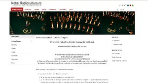 www.nobel.radiocultura.ro, lansat de Radio România Cultural