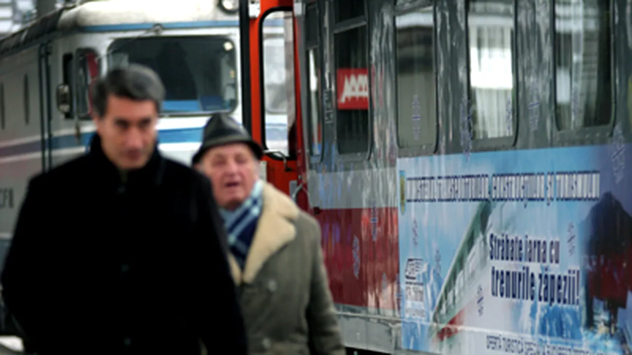 Trenurile Zăpezii intră în circulaţie din 14 decembrie
