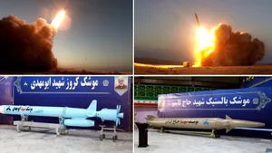 Iranul prezintă două rachete balistice, în pofida cererilor SUA. Arsenalul poartă numele celor doi lideri ucişi în ianuarie