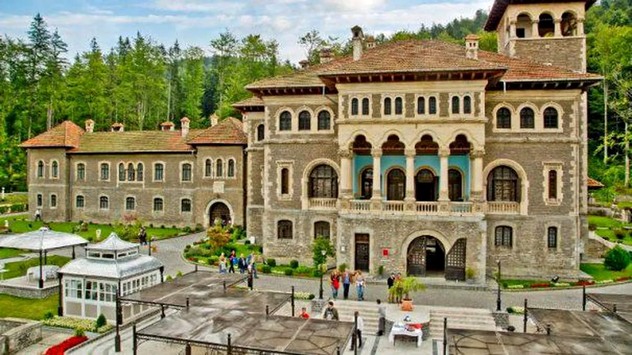 Ursul care speria turiştii, după mai multe „vizite” în zona Castelului Cantacuzino, prins şi dus într-o altă pădure din România