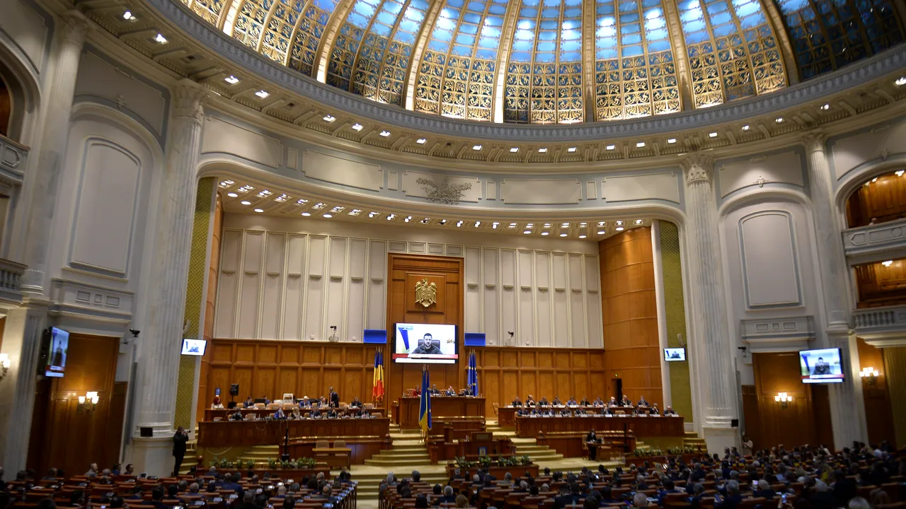 Şedinţa comună a Camerei Deputaţilor şi Senatului, convocată pentru discursul lui Zelenski, a fost anulată