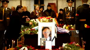 Poetul Grigore Vieru a fost înmormântat