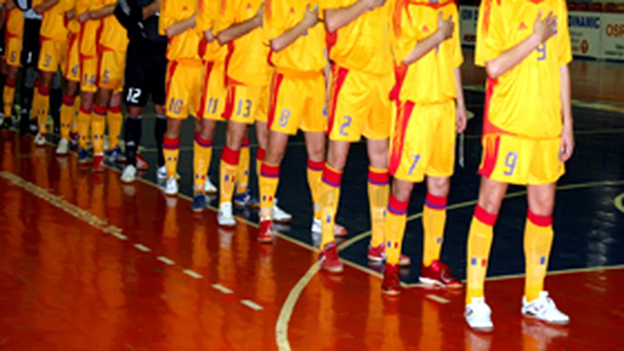 Echipa de futsal a României - locul 6 în Europa