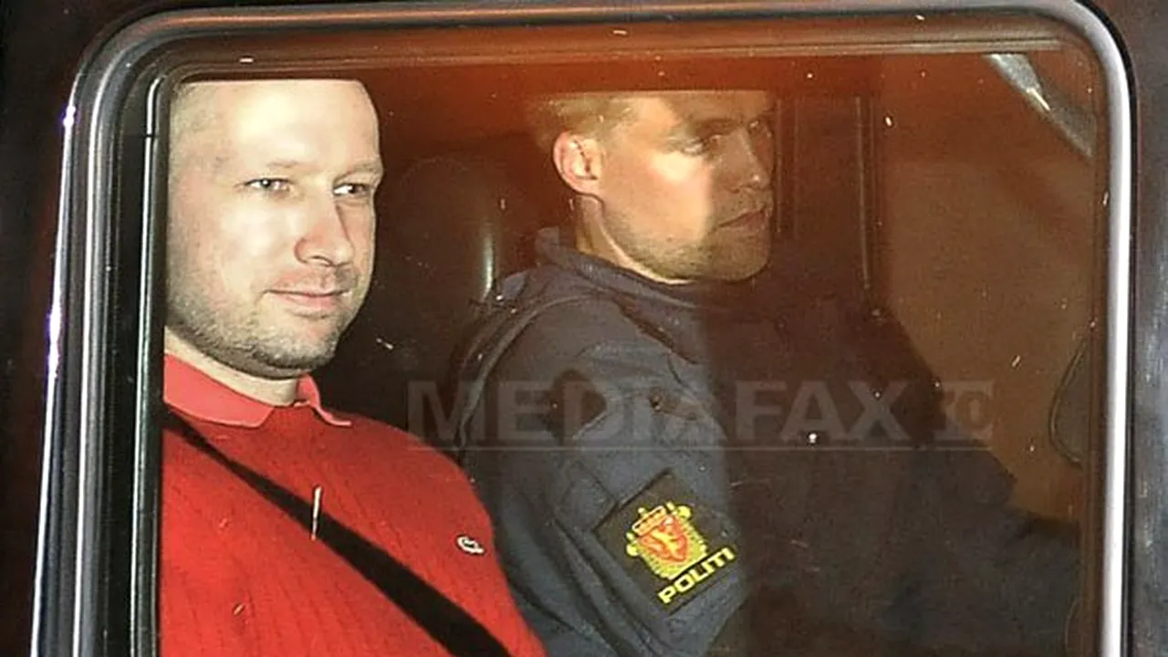 Anders Behring Breivik rămâne în detenţie preventivă