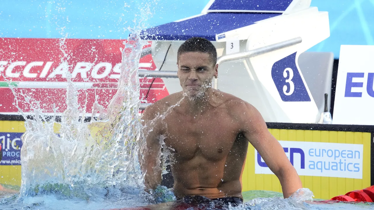 David Popovici, felicitat de fostul deţinător al recordului mondial