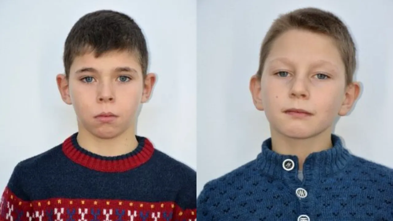 Doi fraţi daţi dispăruţi în Suceava. Plecaseră de la bunici. Poliţia îi caută de marţi