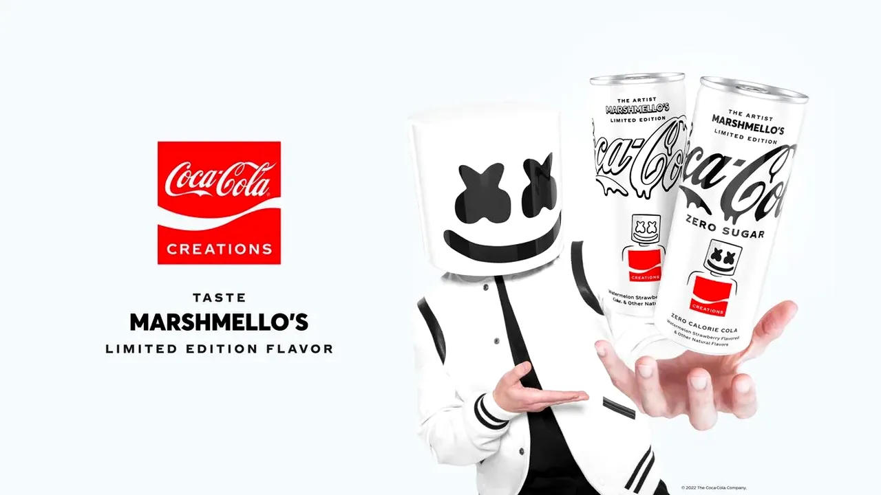”Remix” de arome într-o singură băutură. Coca-Cola va lansa un nou produs, în colaborare cu DJ-ul Marshmello