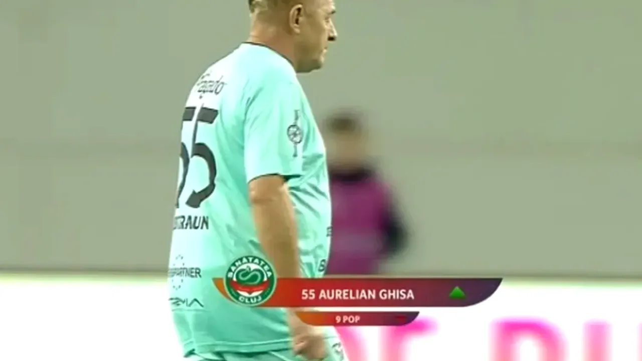 Un jucător de 61 de ani a intrat pe teren în meciul Universitatea Craiova- Sănătatea Cluj din Cupa României