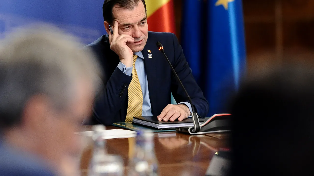 Moţiunea de cenzură împotriva Guvernului Orban va fi citită, azi, în Parlament. Orban: Nu mi-e teamă