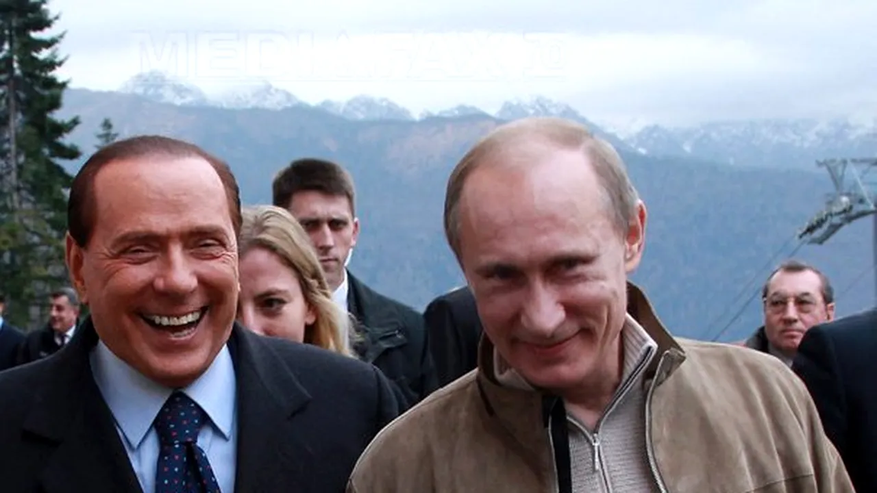 Berlusconi face un pic de propagandă pentru Putin