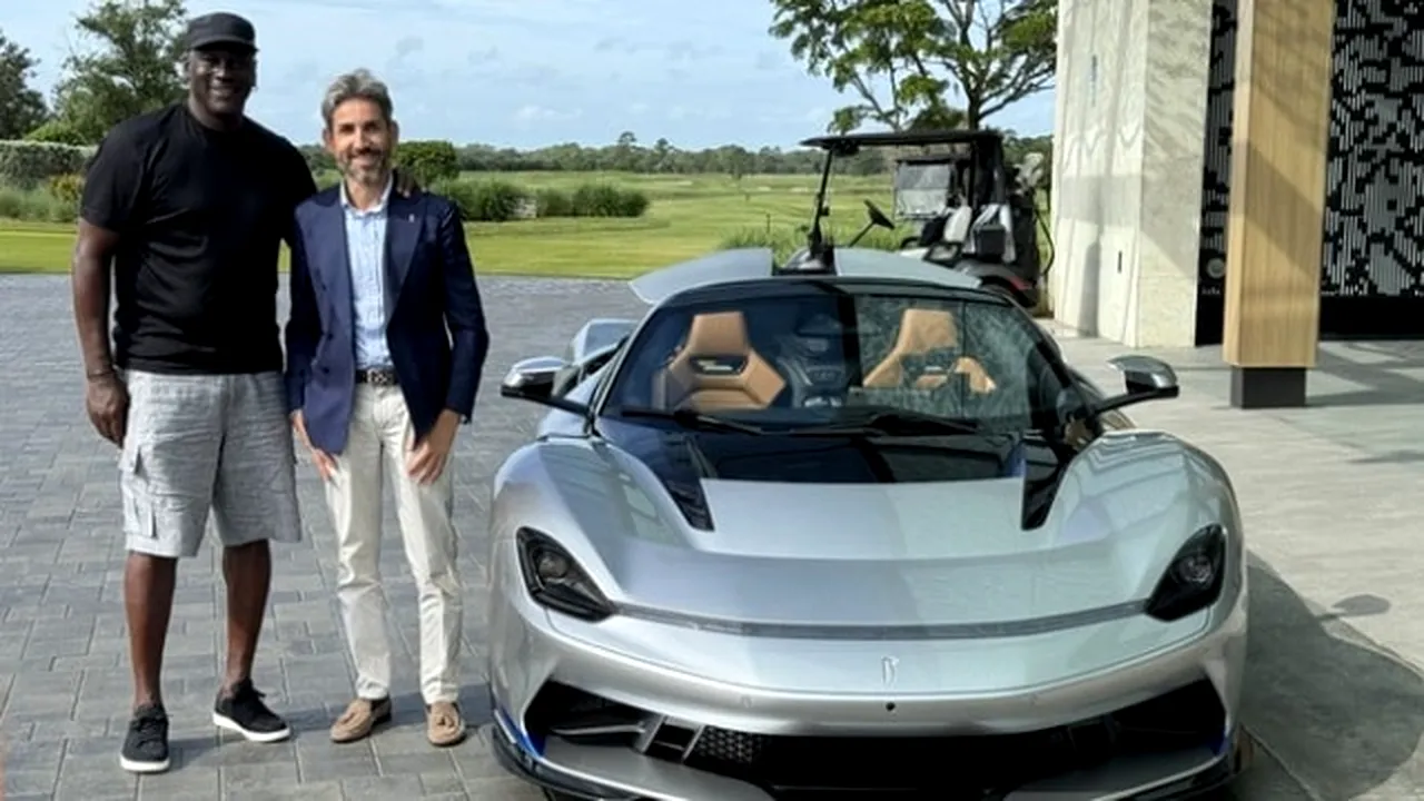 Michael Jordan a cumpărat o maşină unică în lume: Pininfarina Battista Targamerica