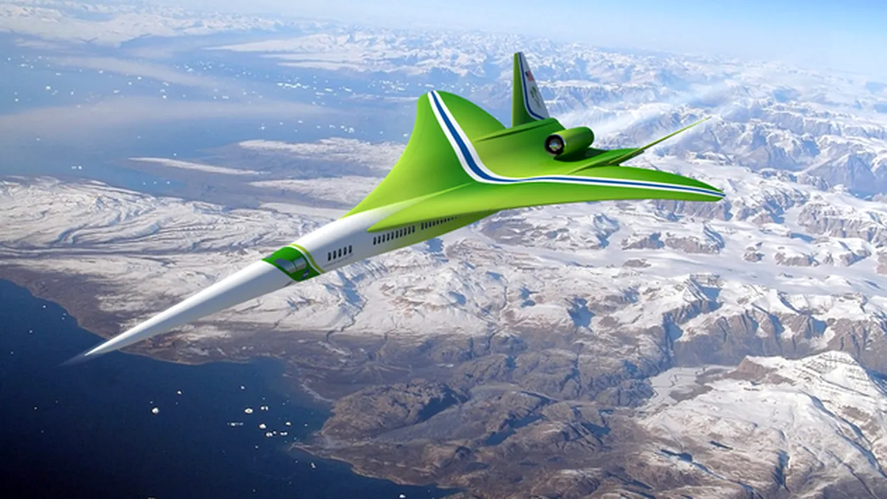 Avionul supersonic care va ajunge de la New York la Londra în doar 3 ore şi jumătate