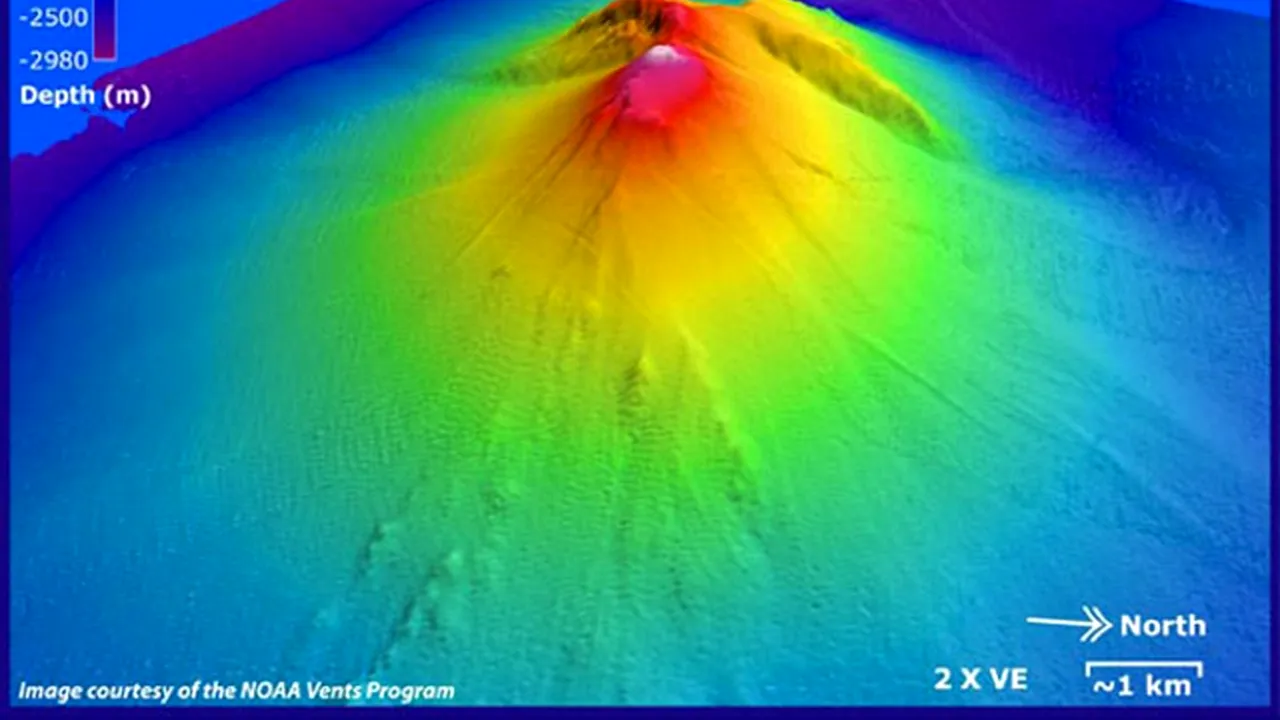 Un vulcan submarin îndepărtat ar fi erupt în Oceanul Pacific