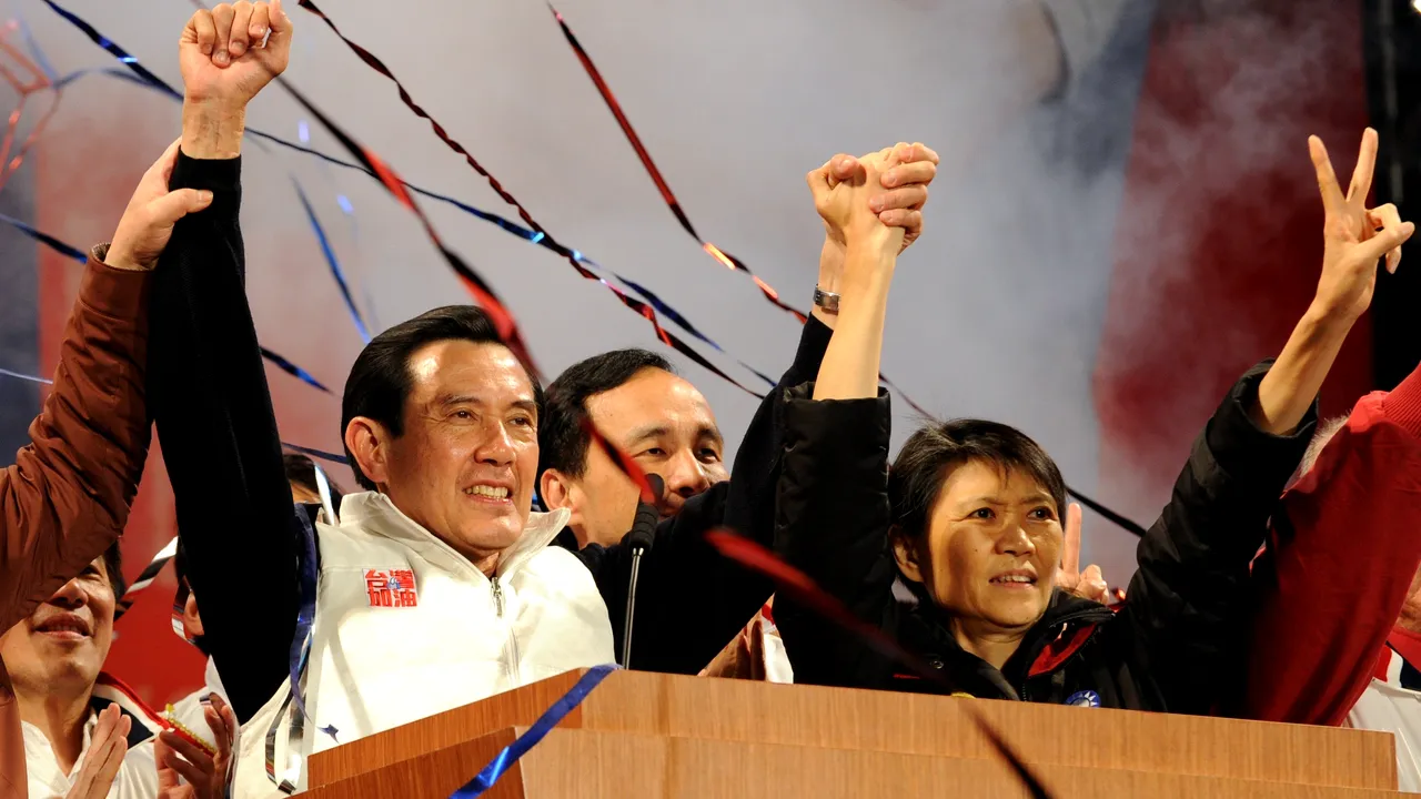 Preşedintele actual al Taiwanului, Ma Ying-jeou, revendică victoria în scrutinul prezidenţial - GALERIE FOTO