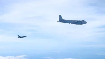 FOTO Aeronave F-16 românești au interceptat un avion al Rusiei care zbura în spaţiul aerian internaţional al Ţărilor Baltice