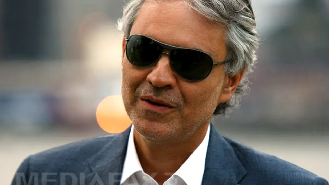 Concertul lui Andrea Bocelli a fost mutat la complexul Romexpo din Capitală