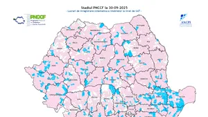 ANCPI anunță că 230 de comune au fost cadastrate cu fonduri europene. Peste 9 milioane de cărți funciare noi, deschise gratuit