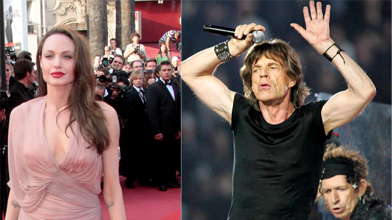 Angelina Jolie a avut o aventură cu Mick Jagger