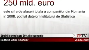Ziarul Financiar: Străinii au 33% din economie, dar cu numai 17% din salariaţi
