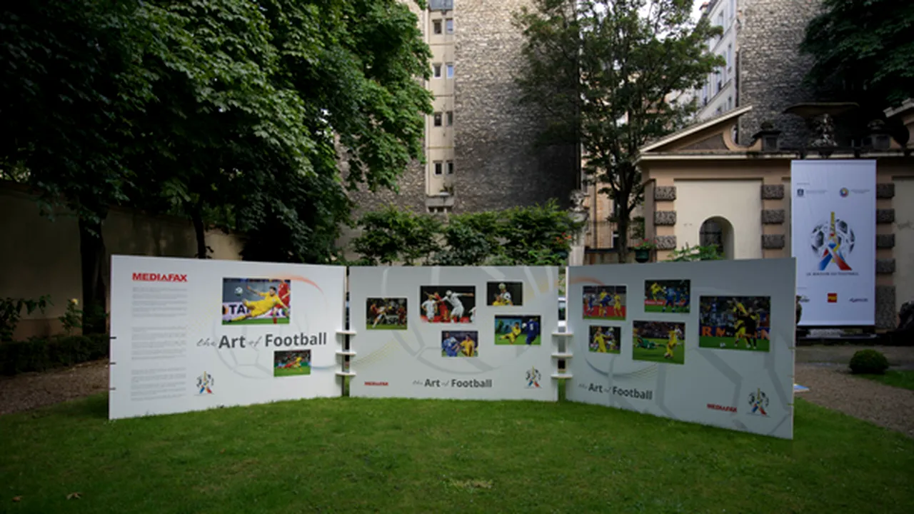Agenţia MEDIAFAX, expoziţie foto la Casa Fotbalului din Paris - GALERIE FOTO