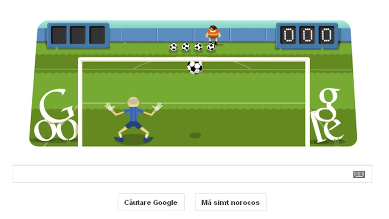Google promovează fotbalul la Jocurile Olimpice, printr-un nou logo interactiv