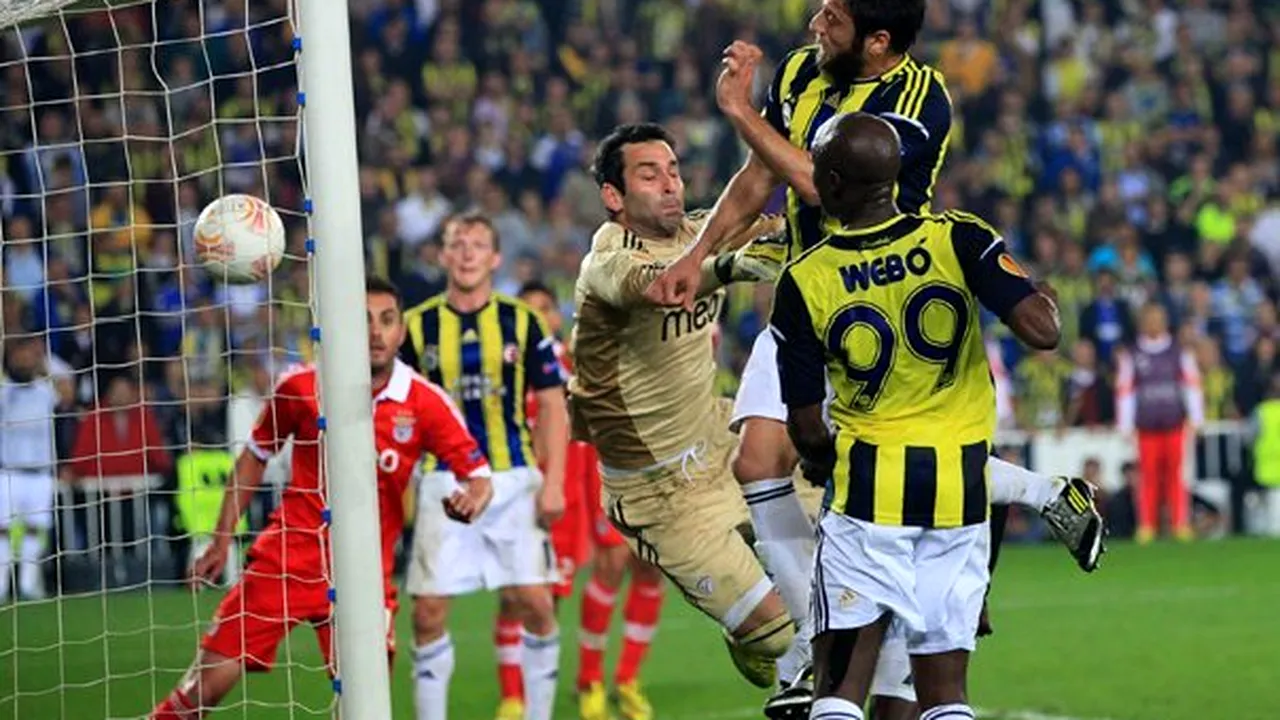 Fenerbahce Istanbul - Benfica Lisabona, scor 1-0, în prima manşă a semifinalelor Ligii Europa