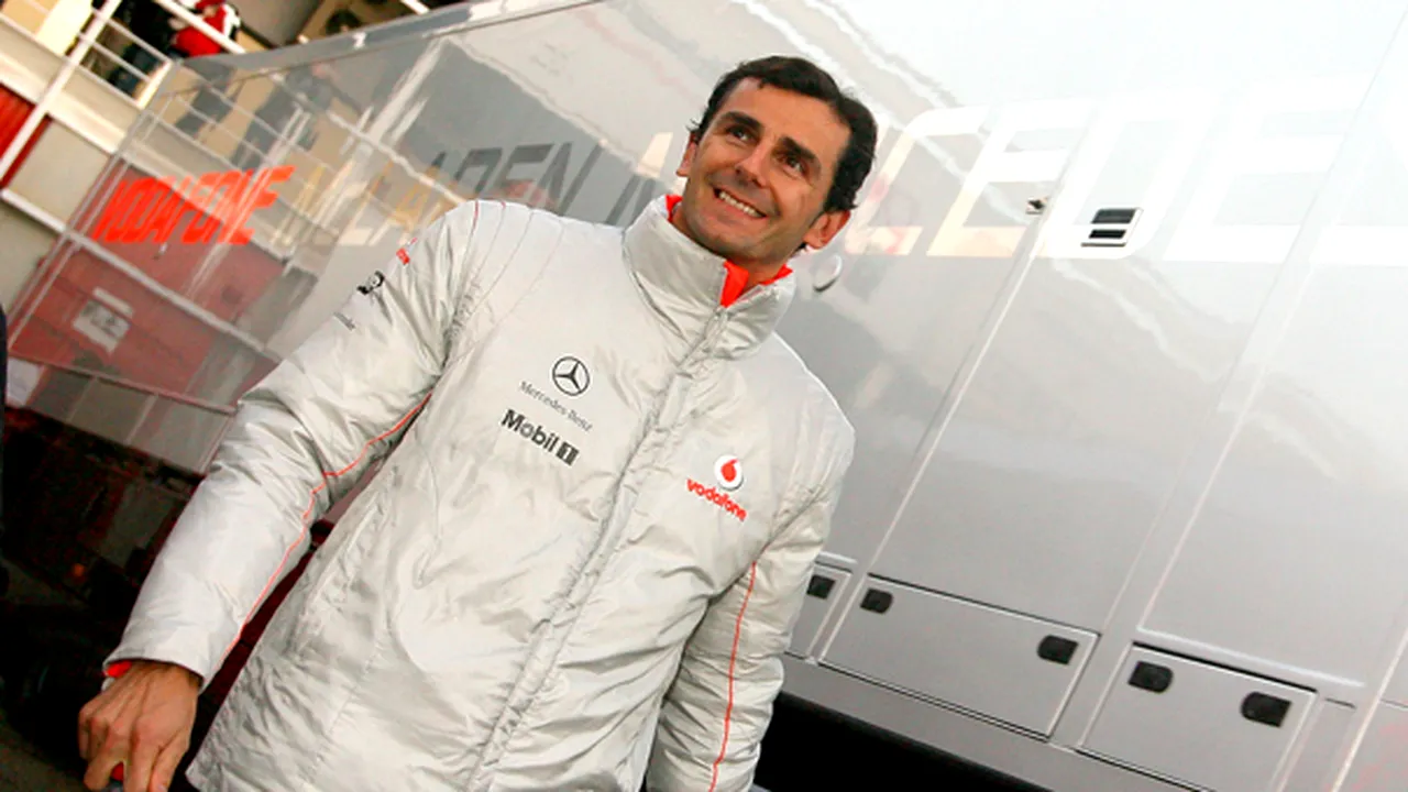 Pilotul Pedro de la Rosa, la Sauber