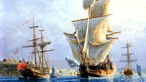 O navă de război britanică din 1780, descoperită de scafandri